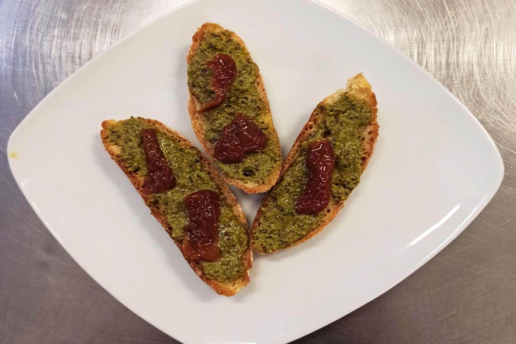 Bruschette al pistacchio - Dolci Delizie